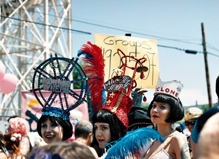 mermaid parade, photo by Gail Robinson