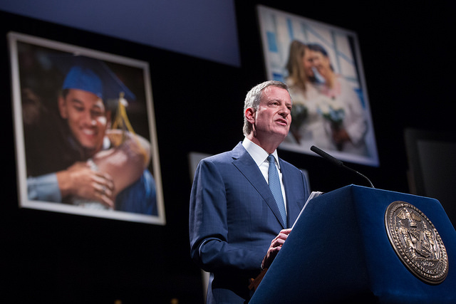 de blasio speech