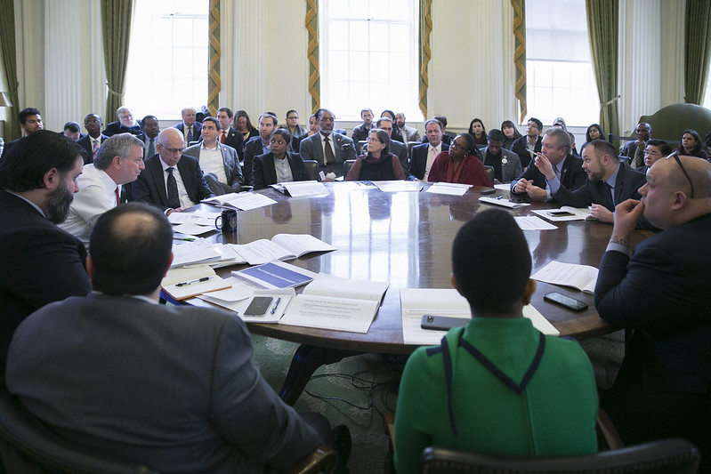 city budget negotiations council de blasio johnson