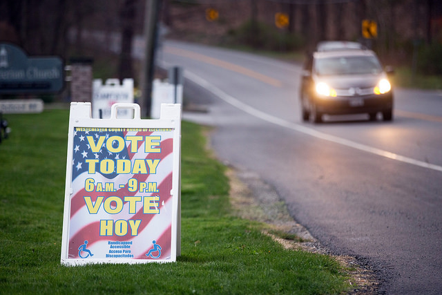 vote sign road gov flickr