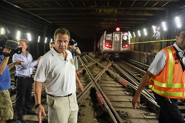 andrew cuomo mta columbus circle trs