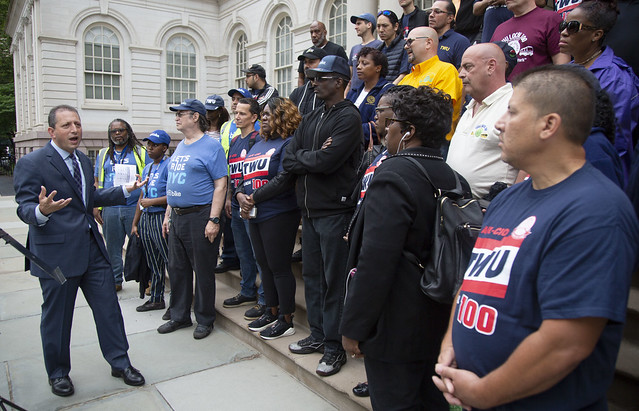 brad lander local100 wbai 600