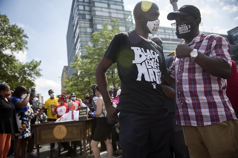 BLM de Blasio signing