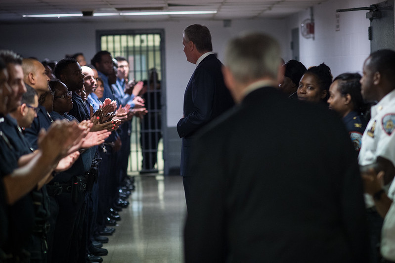 Rikers jails de Blasio